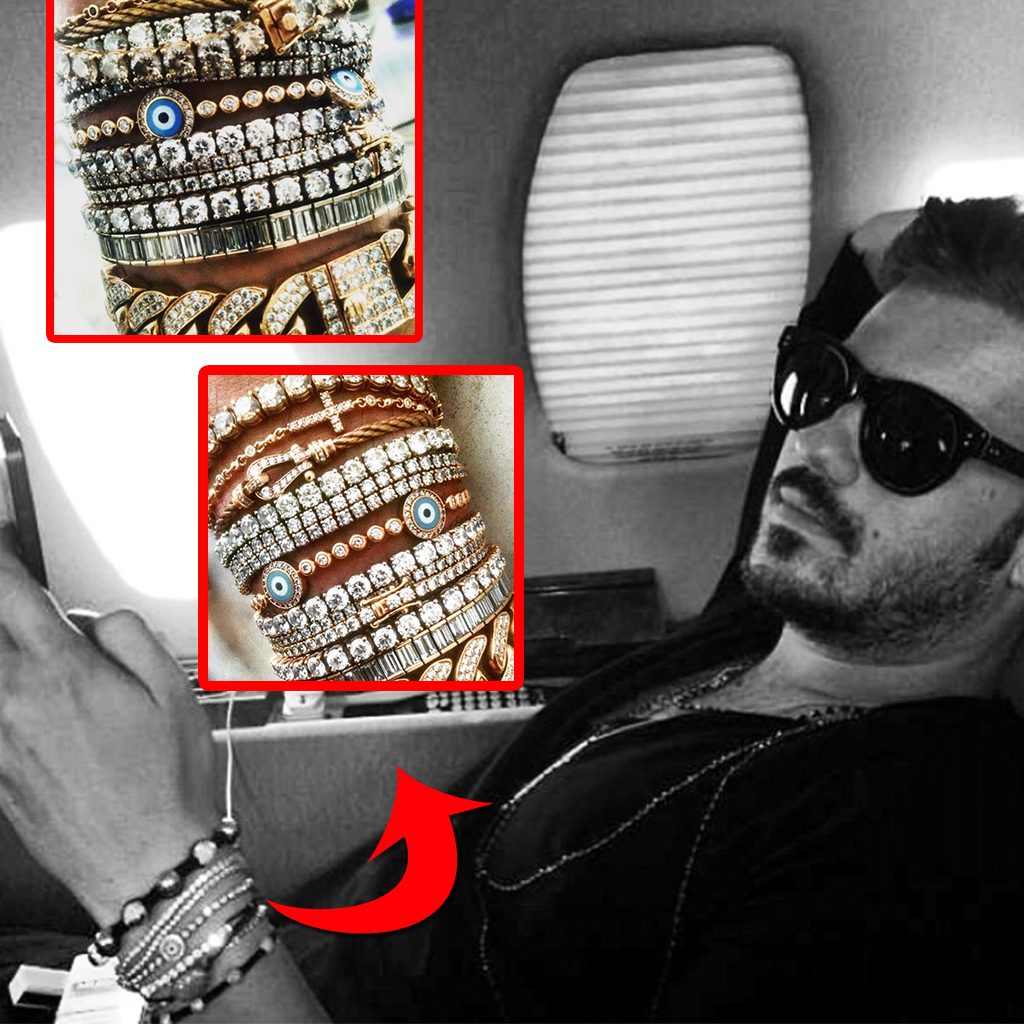 Rani poartă brăţări bătute în diamante de peste 100.000 de euro la mână