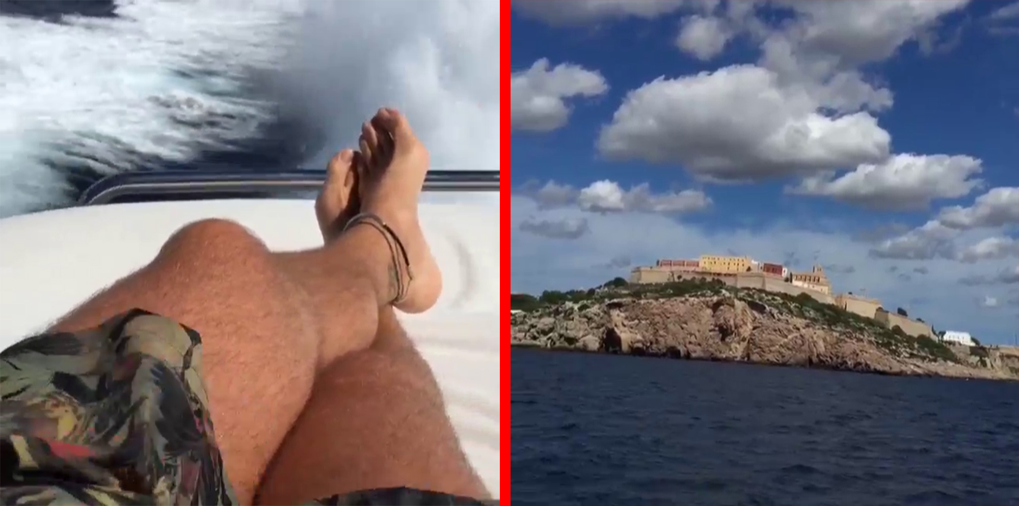 Altă aroganţă draguţă a lui Faur un filmuleţ în care i se văd picioarele şi peisajul superb din viteza yachtului