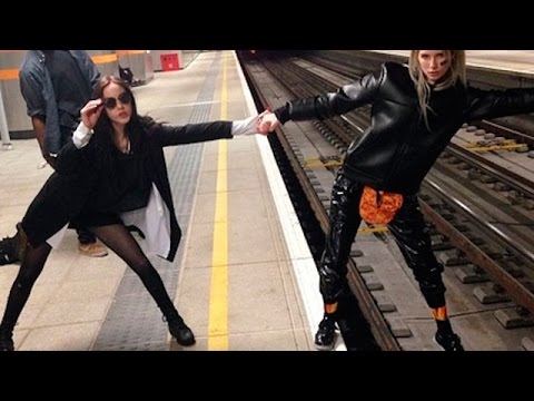 Cea mai stupida moarte...poza in fata unui tren!