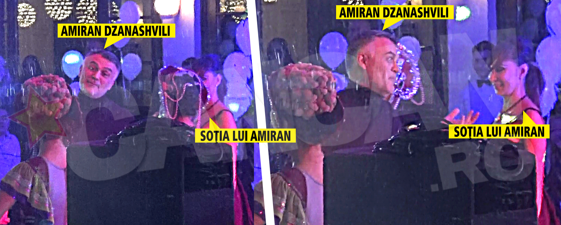 Milionarul a fost intreaga noapte nedezlipit de sotia lui, Irma