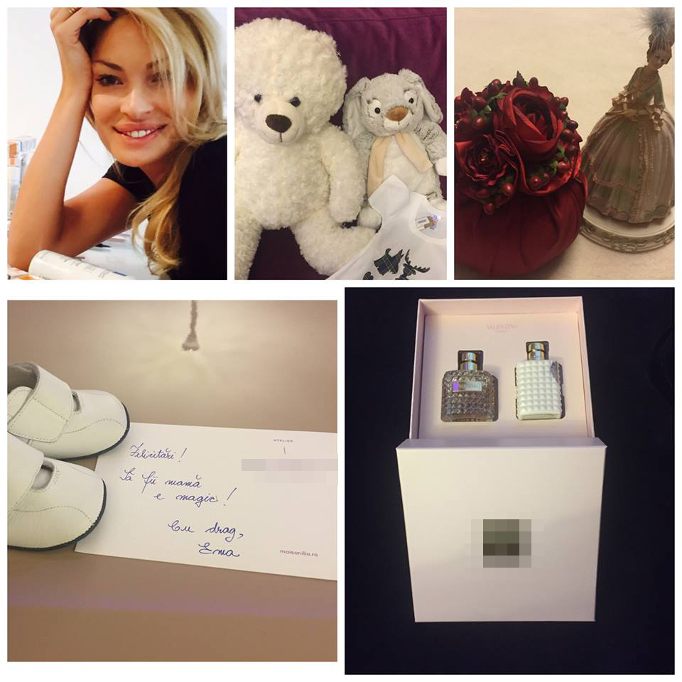 Cadourile pentru copilul Valentinei Pelinel si al lui Cristi Borcea