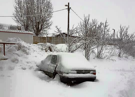 In aceasta masina a locuit barbatul timp de sapte ani