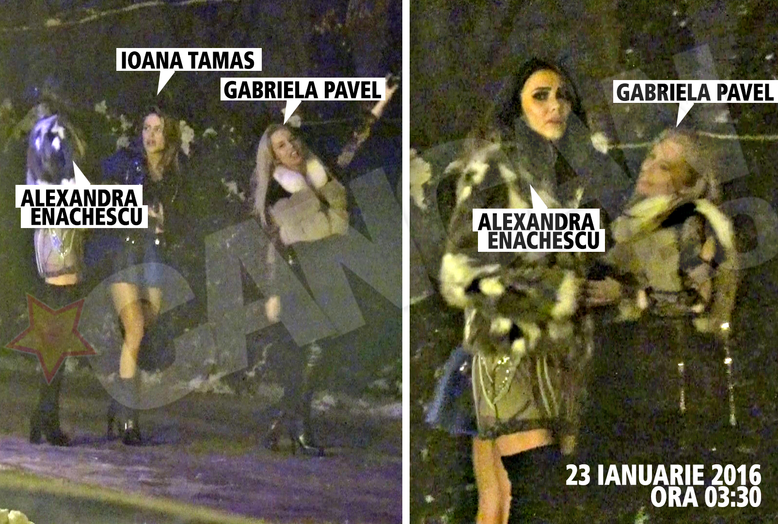 Ioana si prietenele ei au petrecut pana dimineata