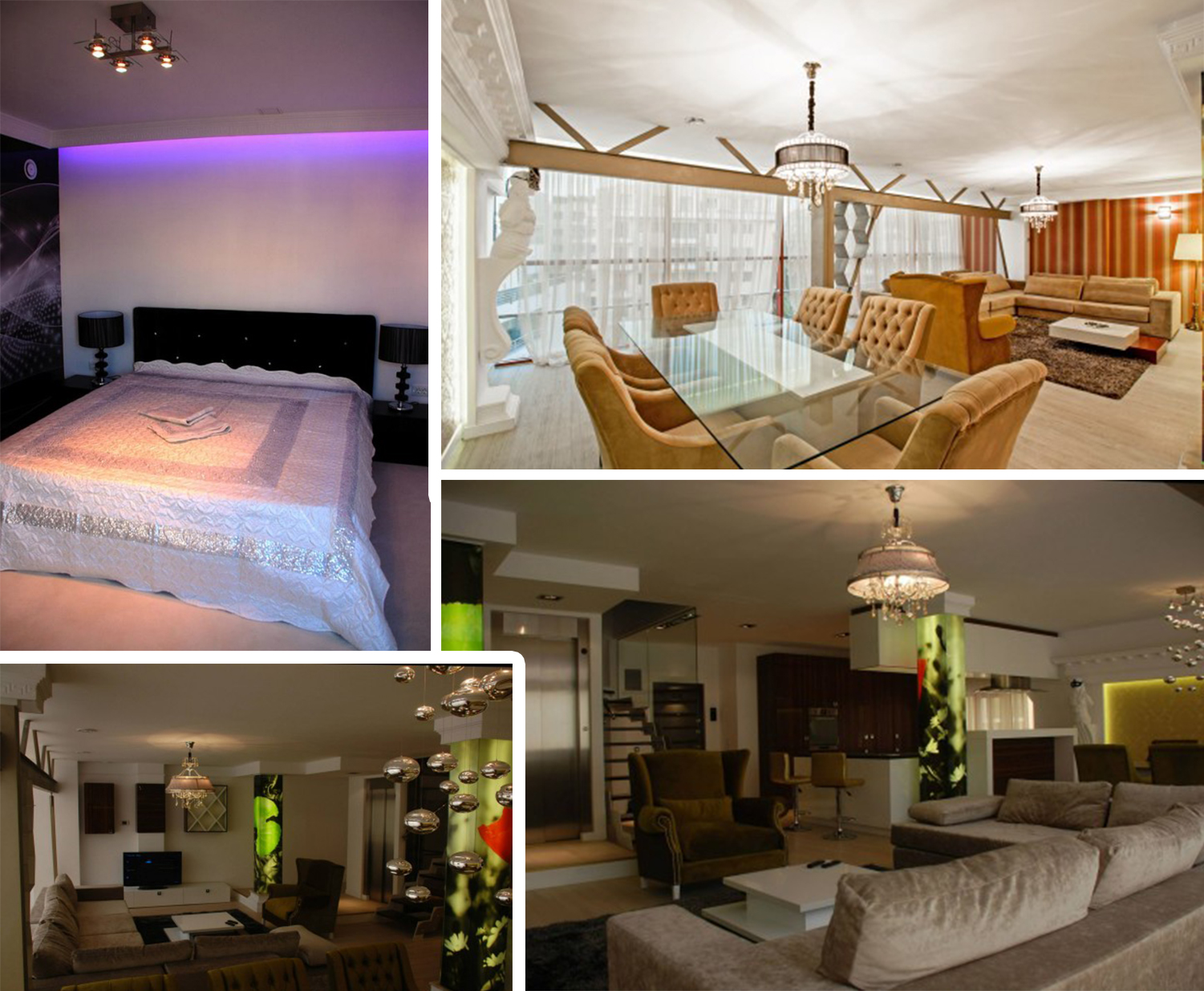 Apartamentele de lux din complexul rezidential unde locuieste Valentina sunt mobilate si utilate dupa standardele hotelurilor de cinci stele