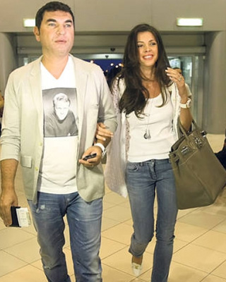 Cristi Borcea si Alina Vidican, sotia fostului actionar al echipei Dinamo