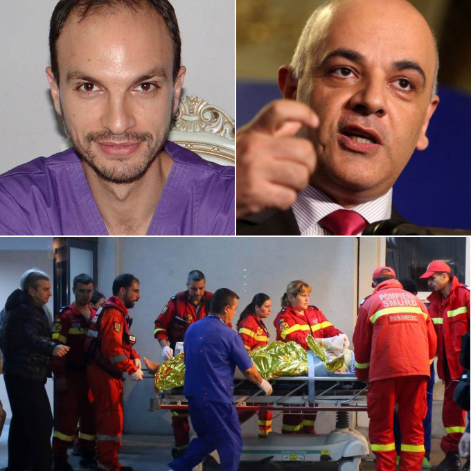 Kasem Abu Bakr (stanga-sus) sustine sus si tare ca a fost insarcinat sa se ocupe de operatiile de reconstructie ale victimelor din Colectiv, insa Raed Arafar (dreapta-sus) infirma categoric acest lucru