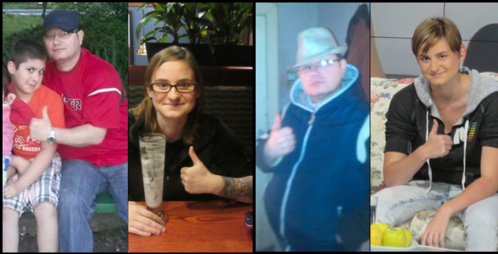 Viorica Culea si-a pus alaturi toti membrii familiei, pentru a demonstra asemanarea cu ea