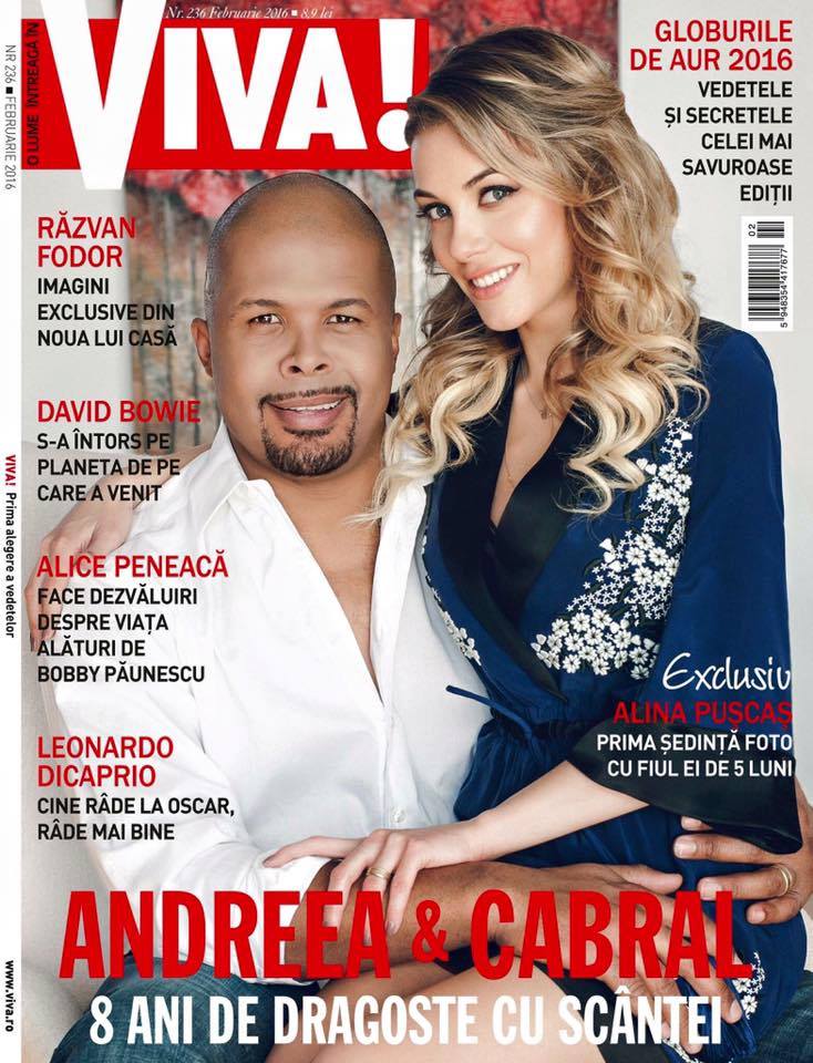 Alina Puscas s-a suparat degeaba, pentru ca pe coperta Viva! au aparut, pana la urma, Cabral si Andreea Ibacka