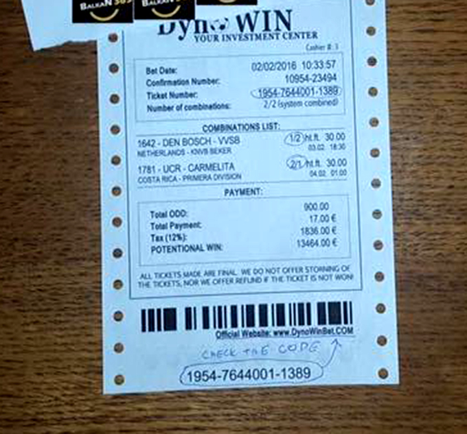 Acesta este biletul care i-a adus inspiratului castigator peste 600 de milioane de lei vechi