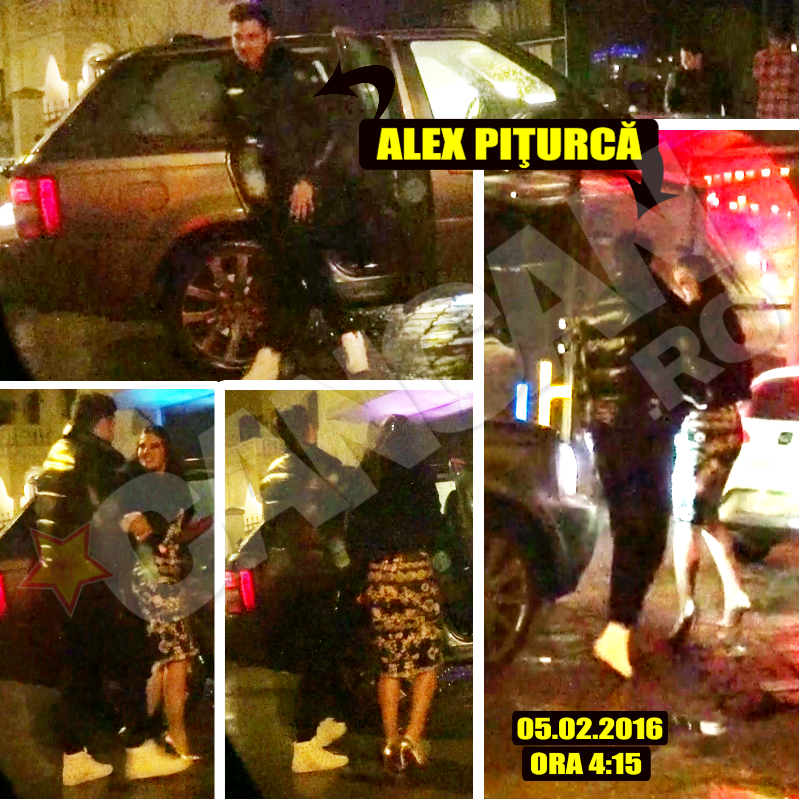 Prea mult alcool sau dragoste la prima vedere? Alex Piţurcă avea o privire cam tulbure la ieşirea din restaurantul Aqua