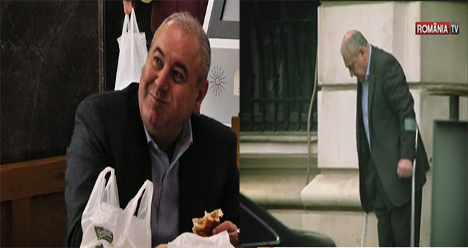 Dorin Cocos a mancat covrigi si merdenele