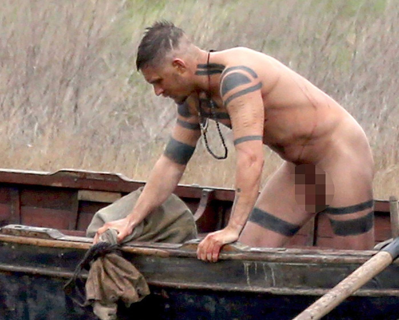 Desi era destul de frig, actorul nu s-a plans nici macar o clipa de conditiile neprielnice