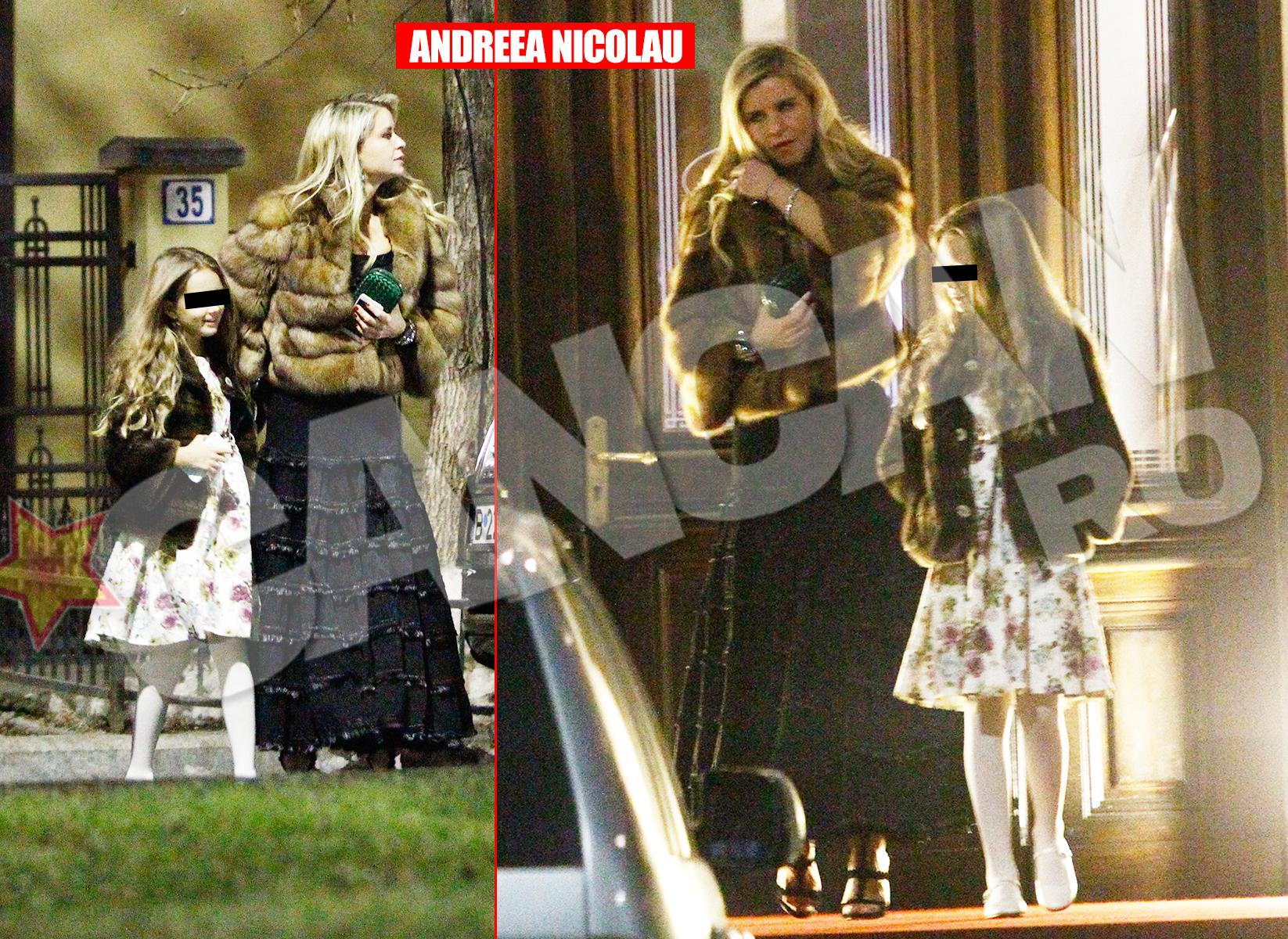 Andreea Nicolau a venit cu fetita la petrecerea prietenei sale