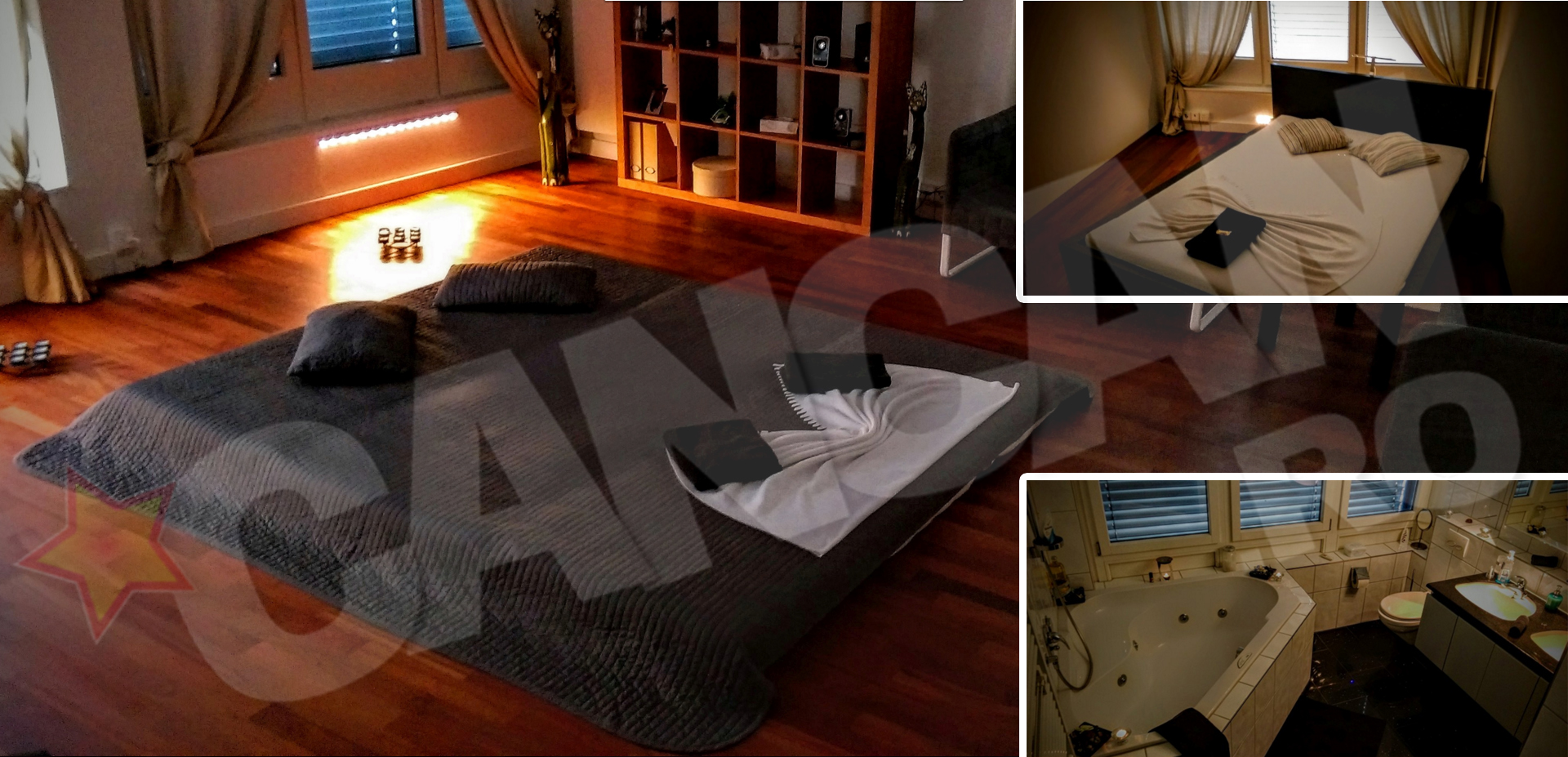 In aceste incaperi erau primiti clientii VIP de catre prostituatele din Romania