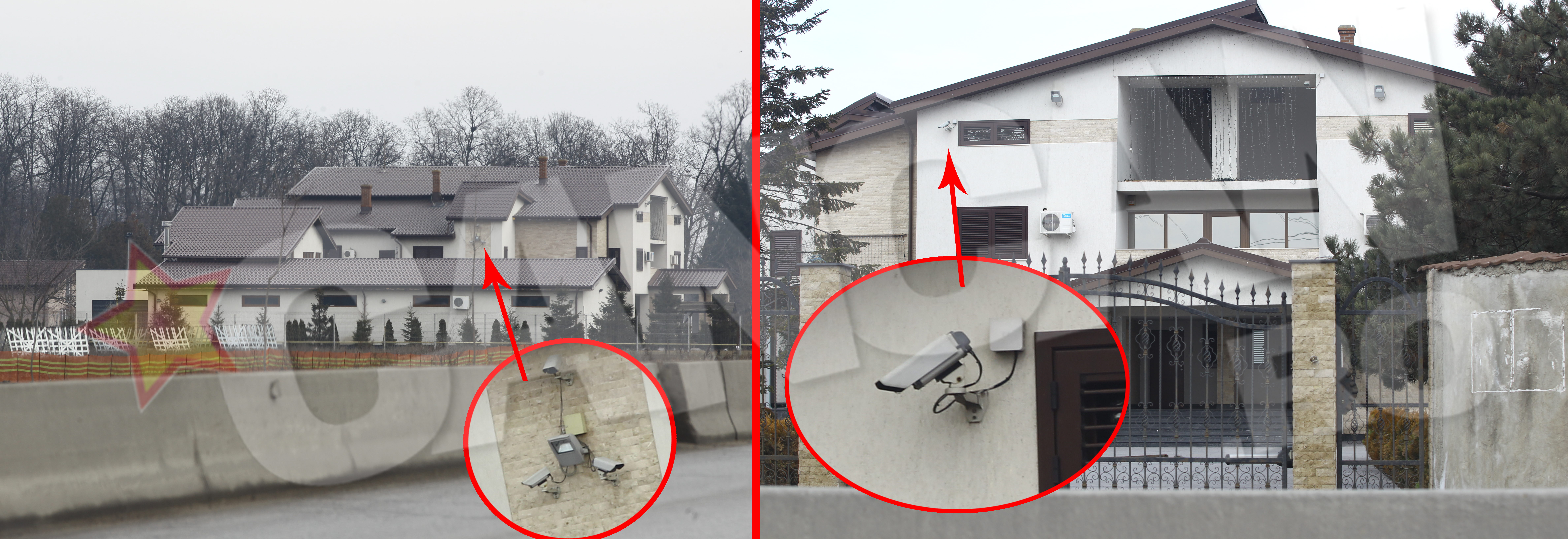 Casa a lui Ion Rusu e securizata ca o fortareata