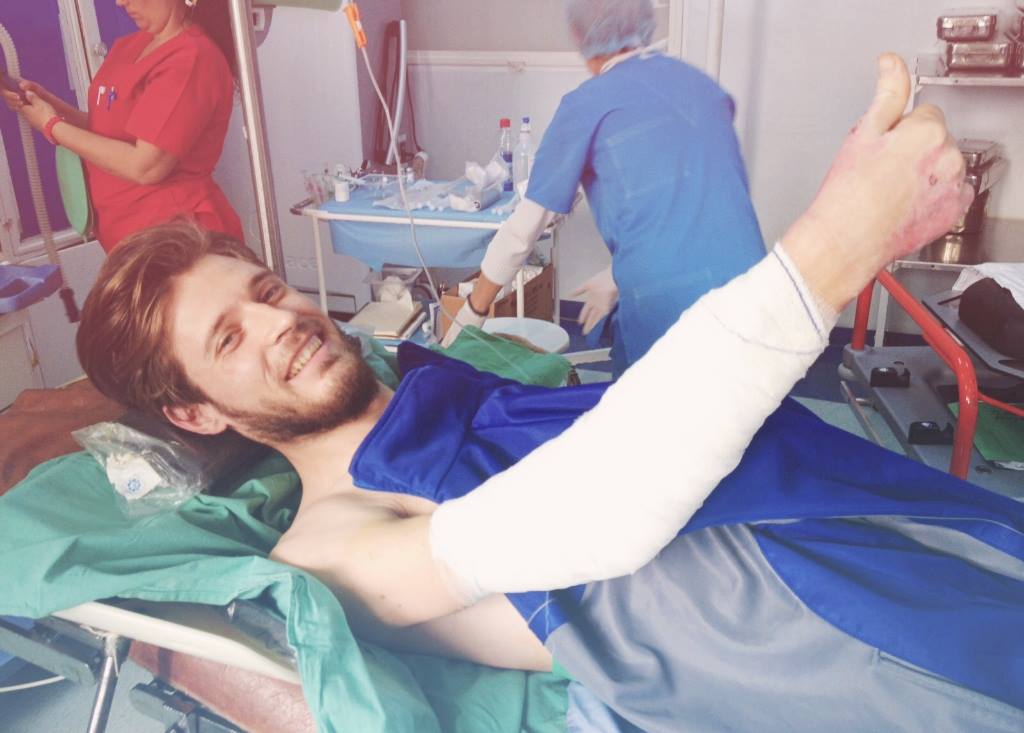 Alex Plingu in clipele in care nu se mai vedea externat din spital