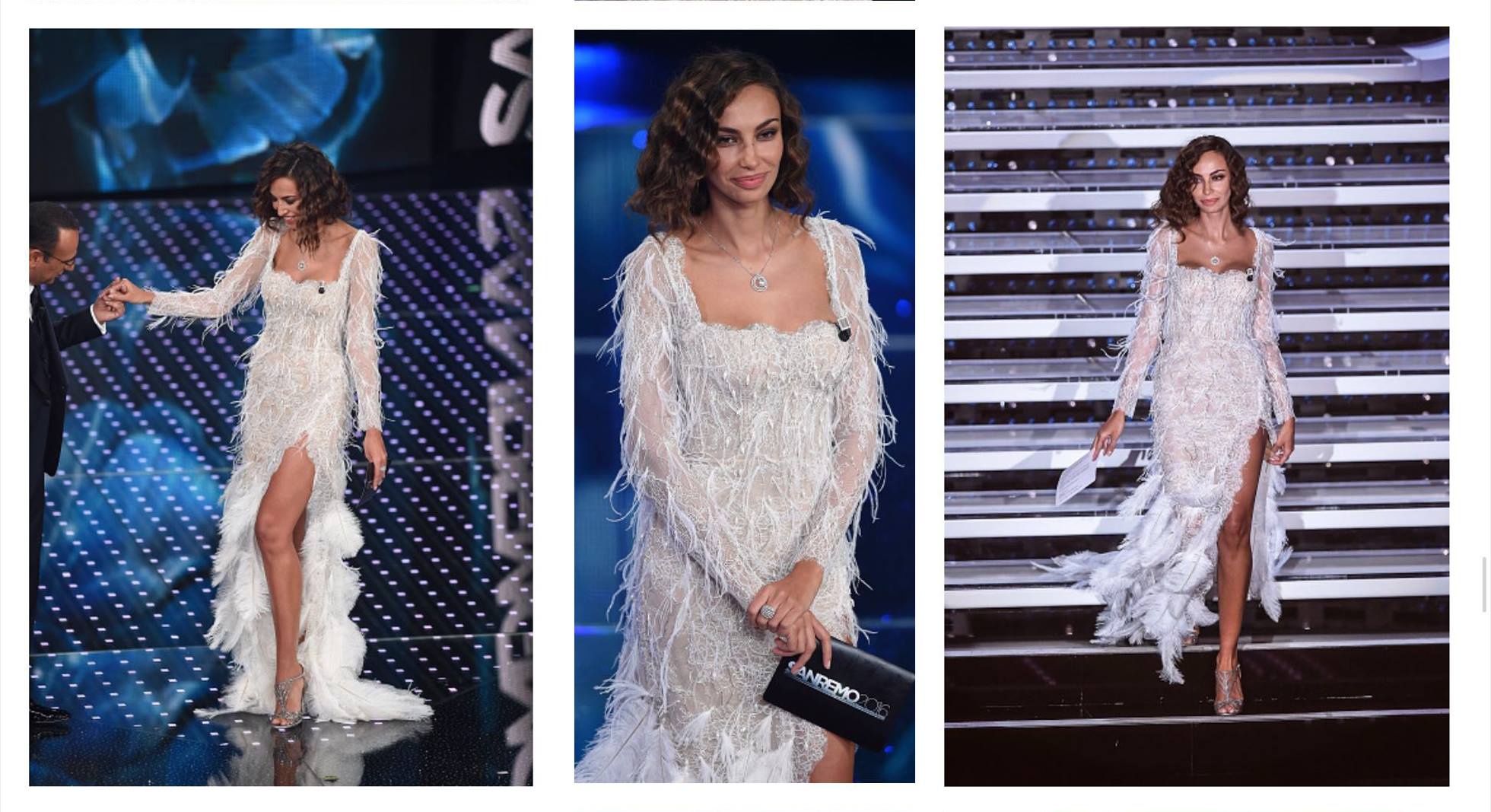 Madalina Ghenea a aparut intr-o tinuta indrazneata, o rochie cu cristale si pene de strut