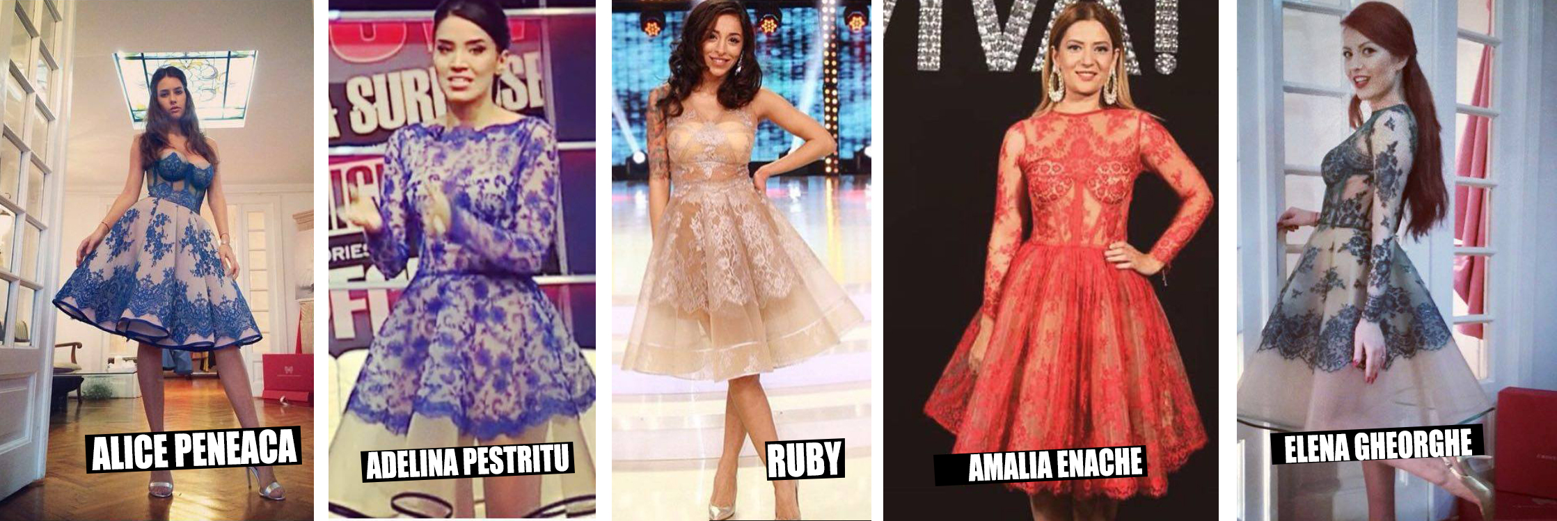 Mai multe vedete de la noi au purtat creatiile Cristinei Savulescu