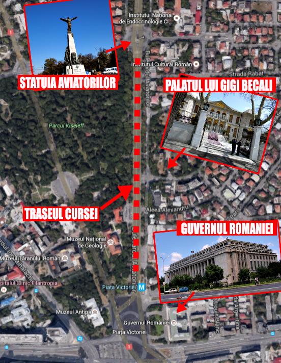 Bulevardul Aviatorilor e traseul preferat pentru 