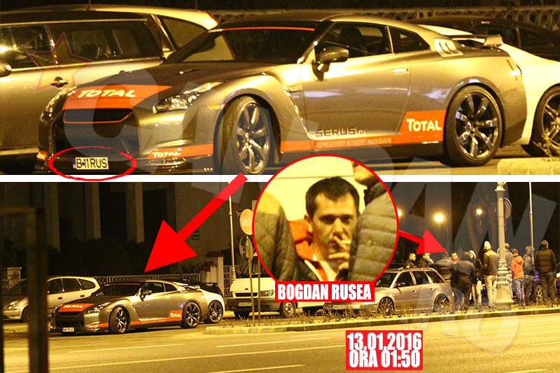 Ora 01.45. Bogdan (medalion), impreuna cu baietii, la tigara de... dinaintea cursei! Masina lui, un Nissan 350Z, e cunoscuta printre pasionati, fiind premiata, in urma cu cativa ani, la categoria 