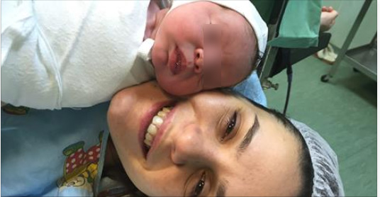 Nicoleta a nascut o fetita perfect sanatoasa