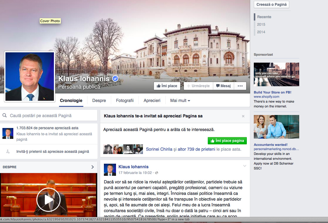 Seful statului a pierdut peste 13.000 de fani in doar cateva ore