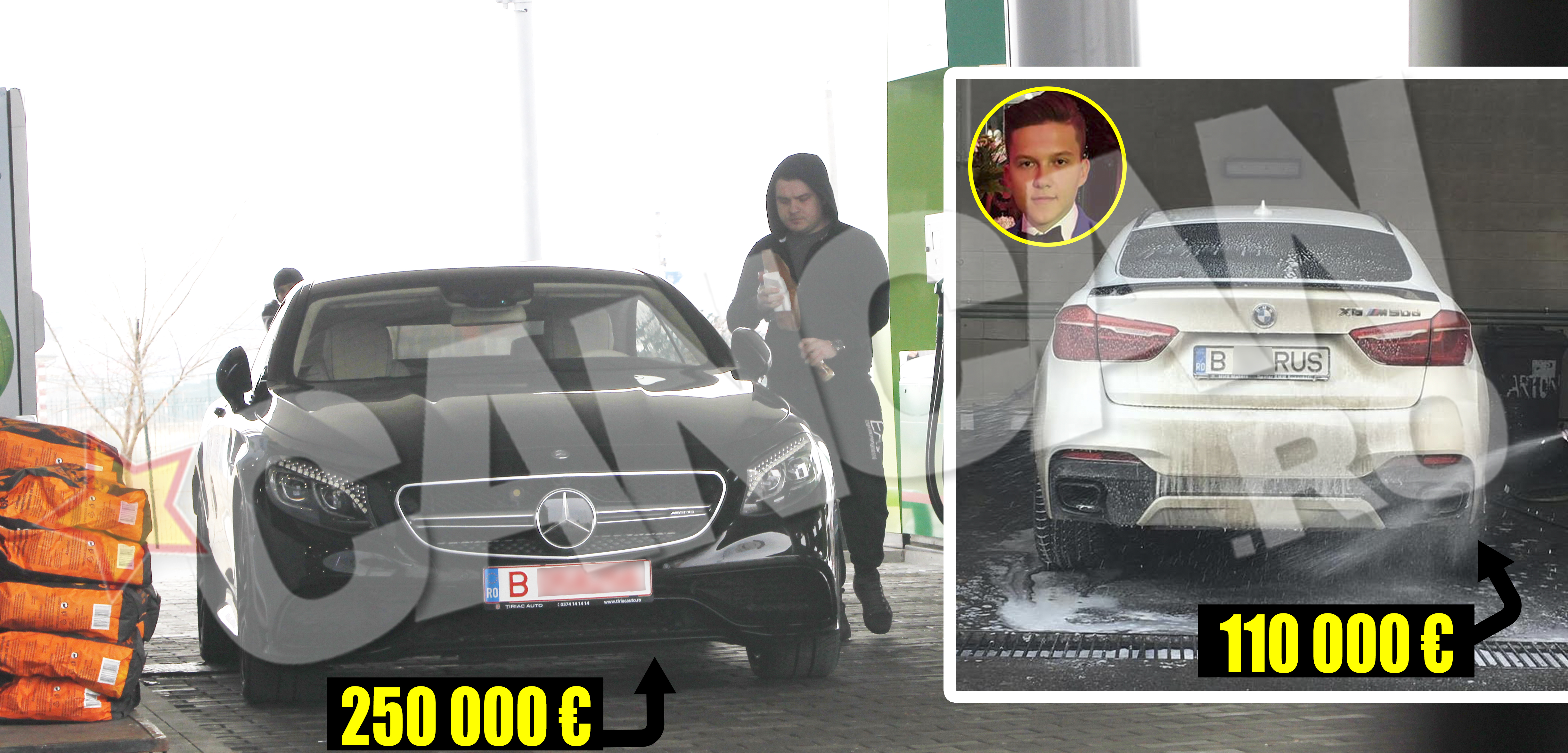 Cu aceste maşini au venit băieţii în club, dar s-au îmbrăcat mai elegant