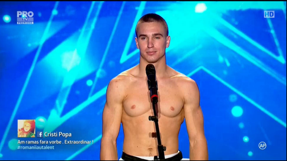 Mihaela radulescu a fost impresionata..de muschii tânărului