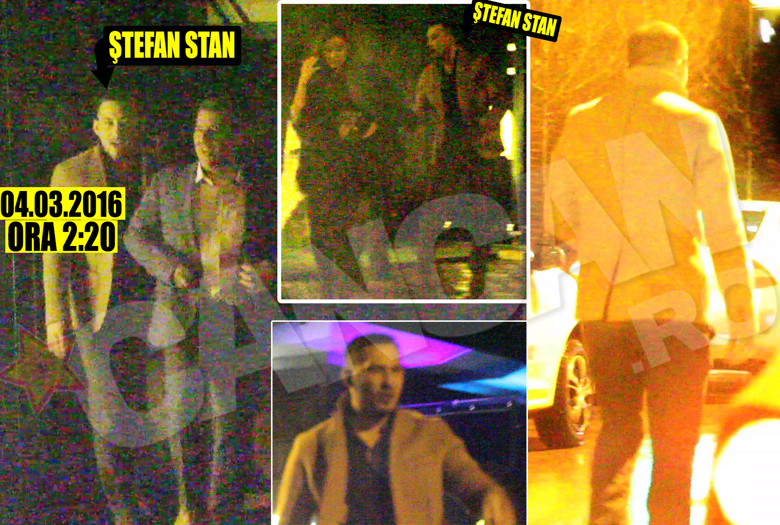 Ştefan Stan şi-a sacrificat distracţia pe altarul naşului şi-al soţiei acestuia: toată noaptea a stat în preajma lor şi chiar i-a condus la maşină, la plecare.