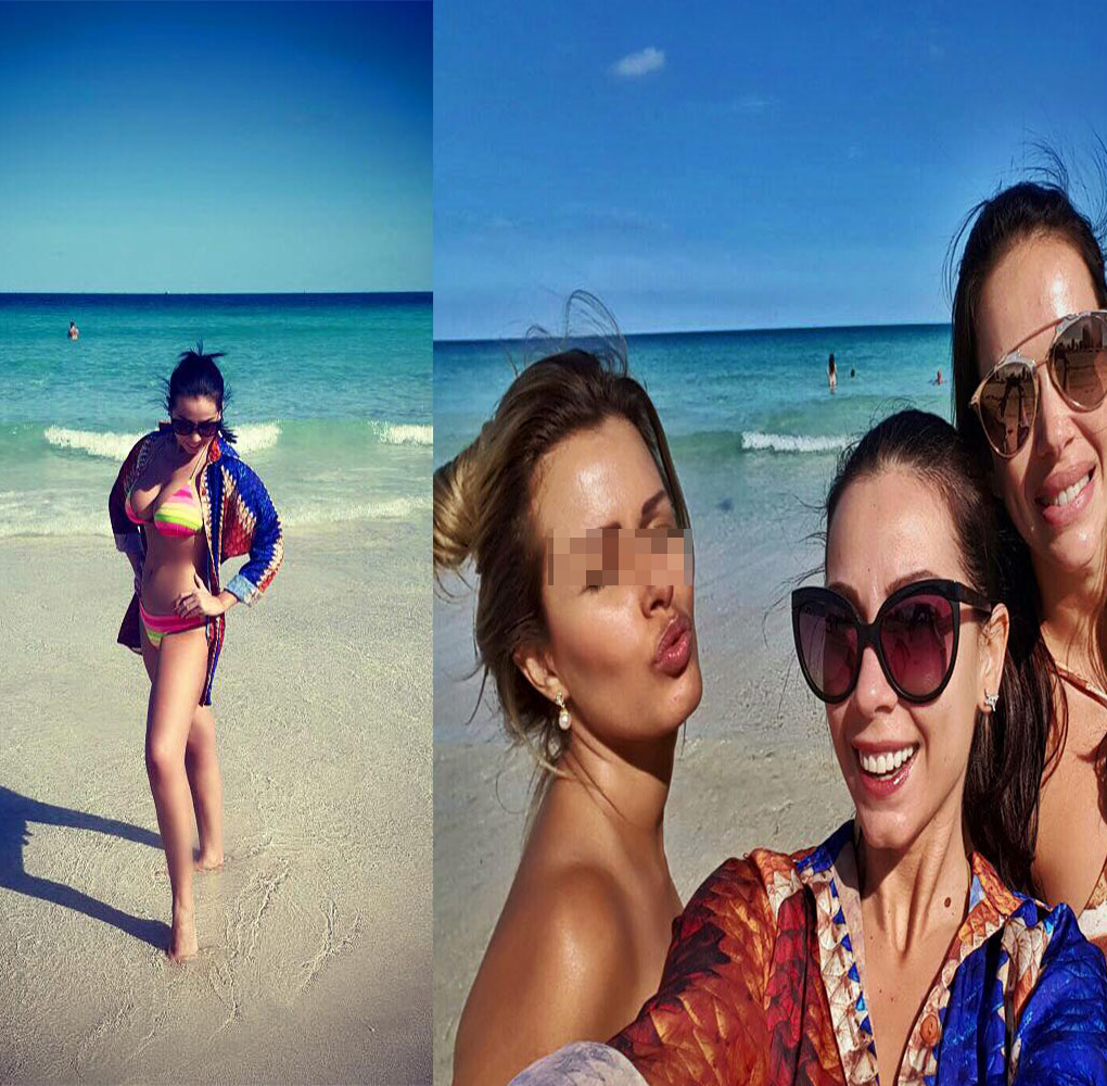 Iuliana Luciu se distrează de minune în America