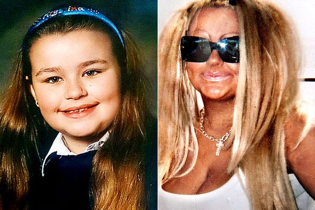 La vârsta de 15 ani, Krystine era încă naturală. 4 ani mai târziu, începuse deja să se transforme în varianta ei caricaturală