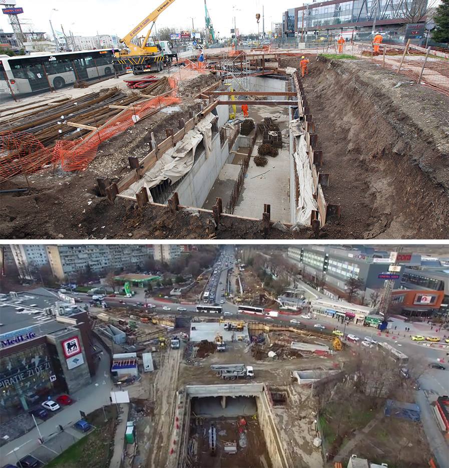 Lucrarile la pasajul Piaţa Sudului sunt în întârziere