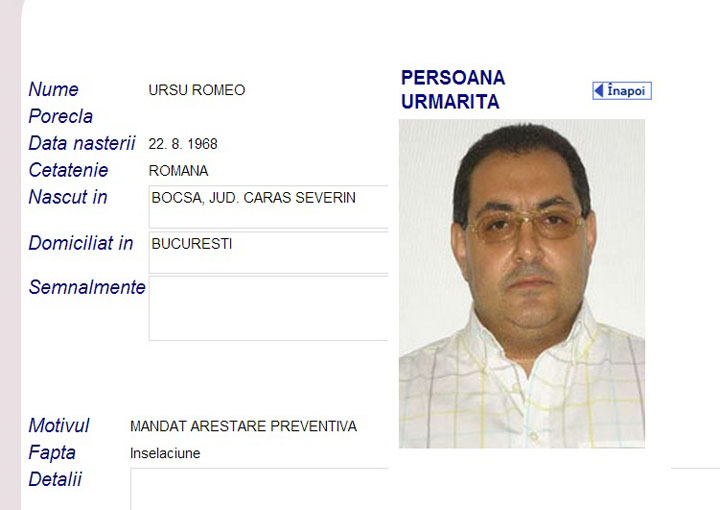 Boenica a fost dat în urmărire de către poliţişti