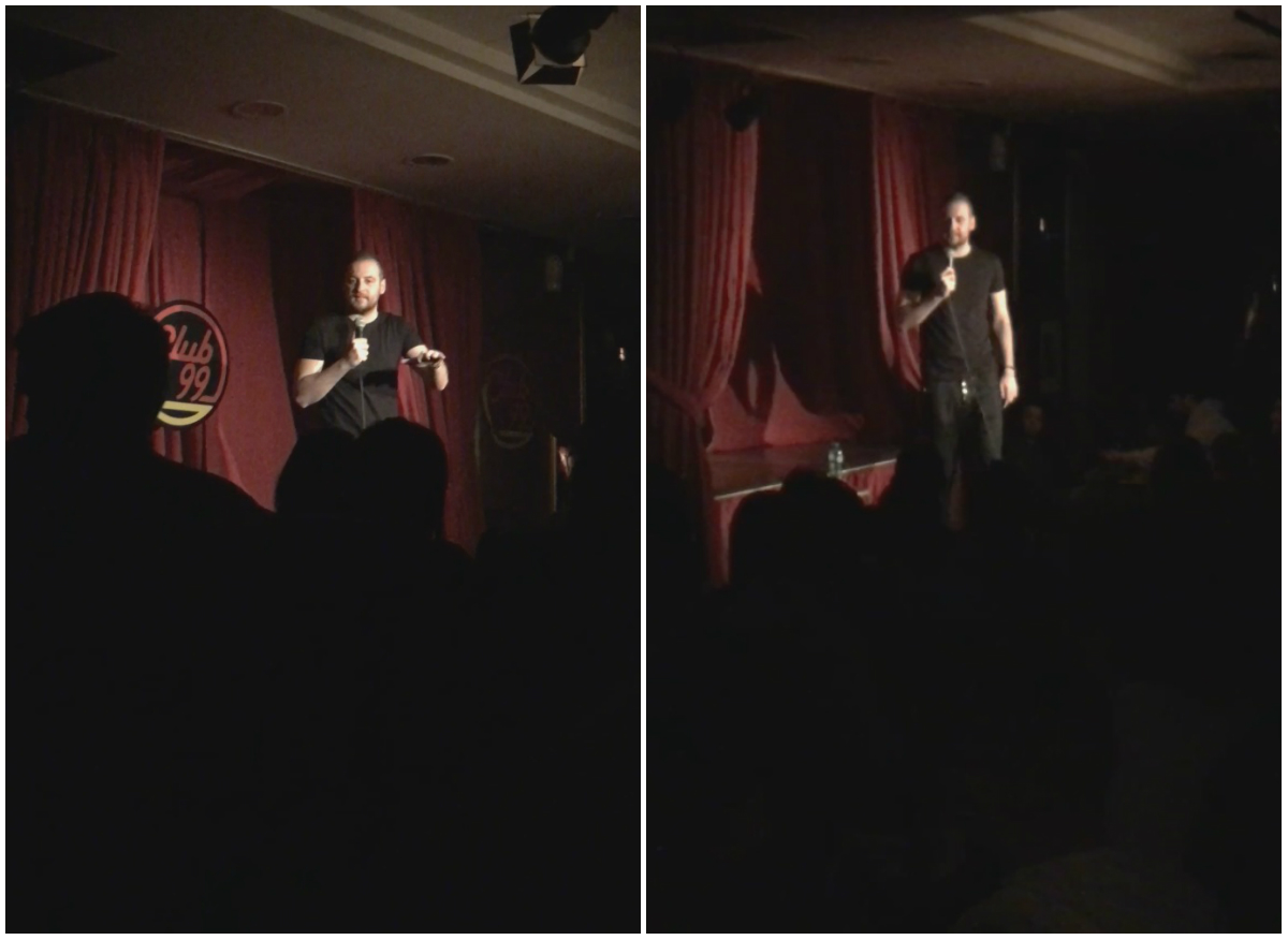 Steliştii au fost distaţi de comicul Andrei Ciobanu înaintea meciului cu Astra