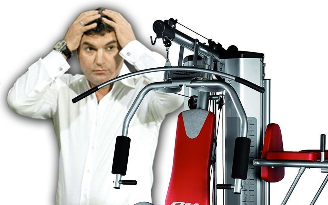 Borcea avea după gratii propriile aparate de fitness