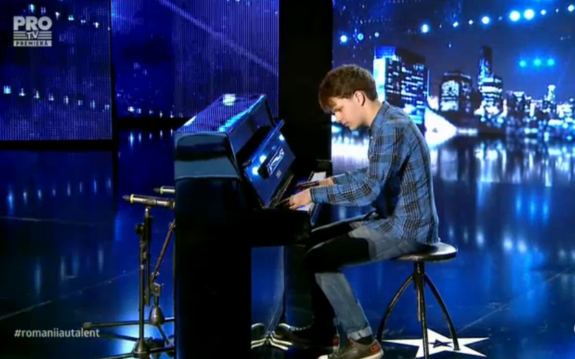 O interpretare absolut remarcabilă a acestui tânăr, la pian