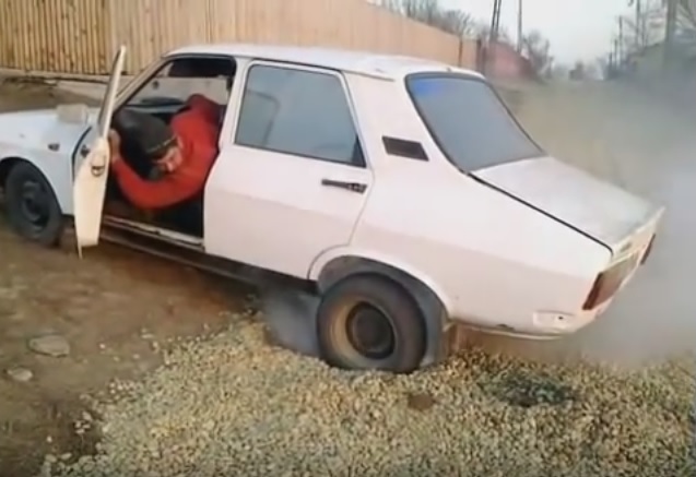 Guţă, un şofer desăvârşit care a reuşit să facă furori la volanul Daciei sale 1310