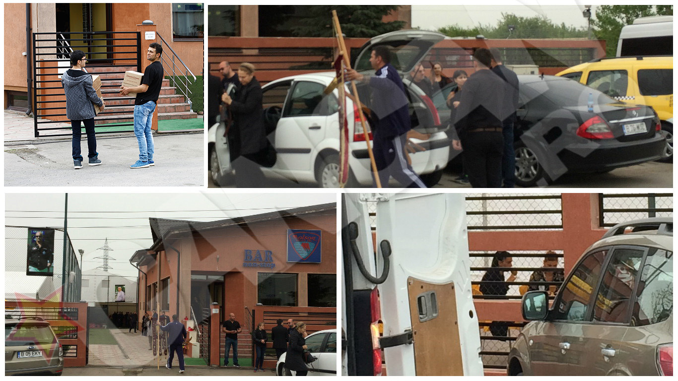 Prietenii şi apropiaţii interlopului au venit să-i aducă un ultim omagiu