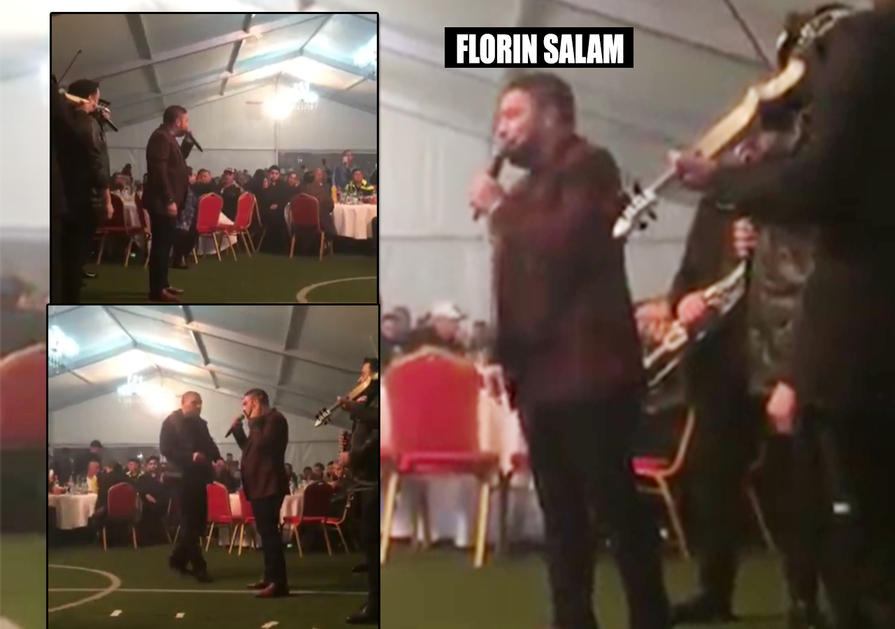 Florin Salam a făcut dedicaţii pentru... ”Fane Spoitoru, Regele României, Naşul Romîniei”!