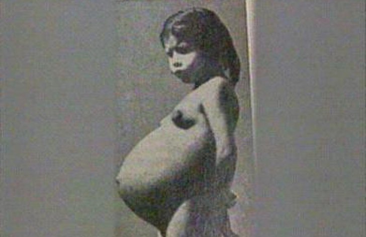 Lina Medina însărcinată în şapte luni