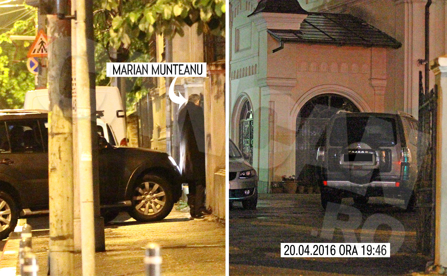Ajuns în faţa bisericii de pe Calea Buzeşti, Marian Munteanu a coborât din maşina condusă de un amic şi a deschis poarta ca să poată parca în curte
