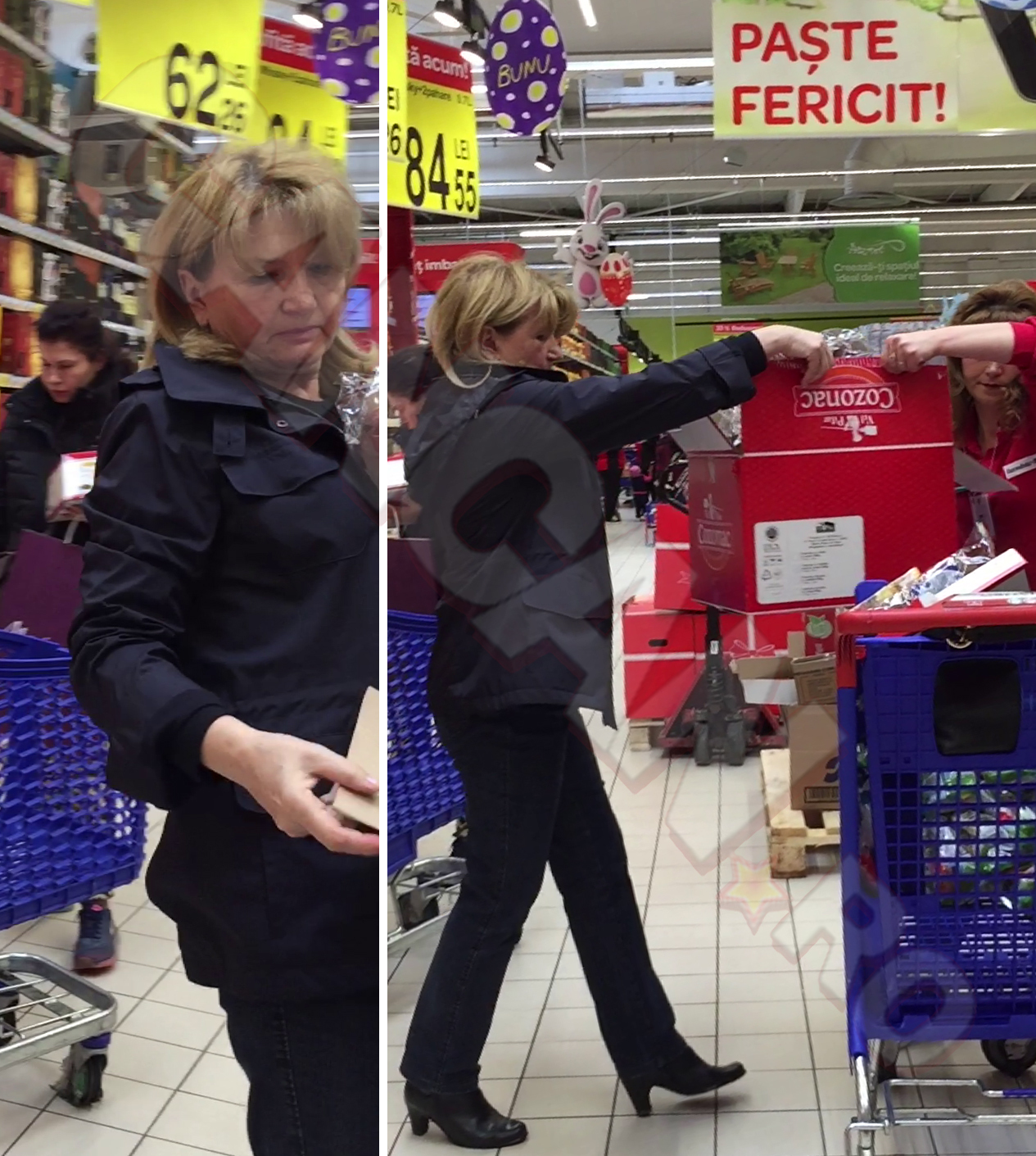 Maria Băsescu cam fuge de statul prin bucătărie, aşa că a preferat ca pe masa de Paşte să aibă doar produse din comerţ