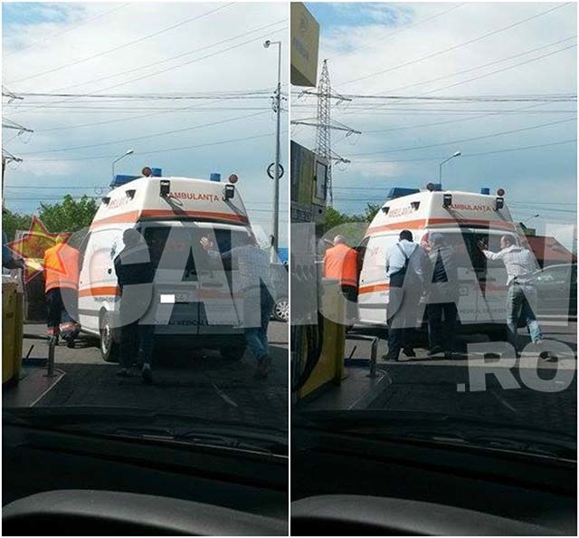 O pornire ca la cascadorii râsului.