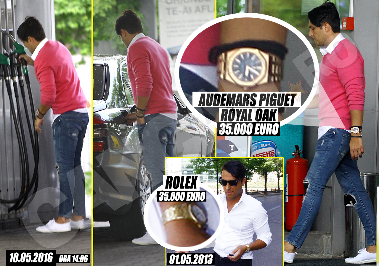Ginerele lui Traian Băsescu pare să fie un împătimit al accesoriilor extravagante, iar la încheietura sa au stat, pe rând, un Rolex şi un Audemars Piguet 