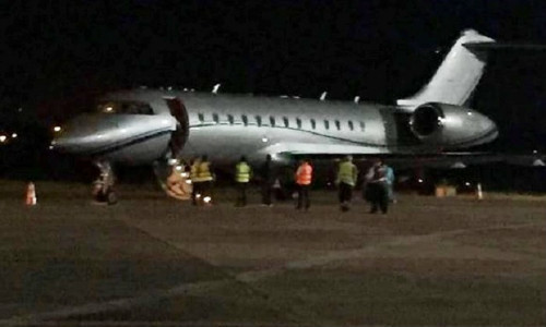 Cu aceeaşi aeronavă, cu care a venit în România, a fost şi anul trecut în Paraguay.