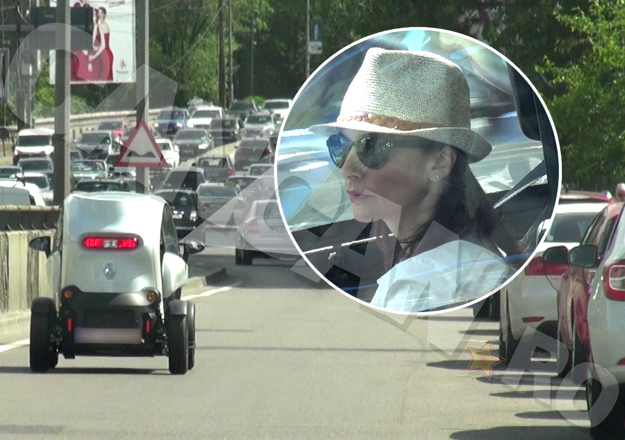 Chiar dacă a călcat linia continuă şi a fentat o coadă de maşini, nimeni nu s-ar putut supăra pe vedeta Observatorului