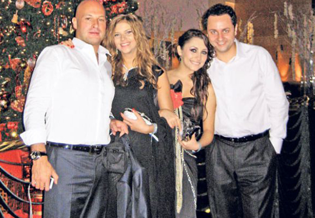 Paszkany şi iubita lui l-au botezat pe David, fiul Andrei şi al lui Măruţă.