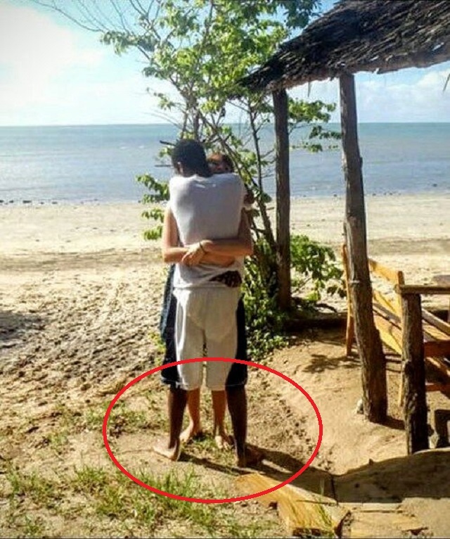 Aceasta este fotografia devenită virală datorită iluziei optice.