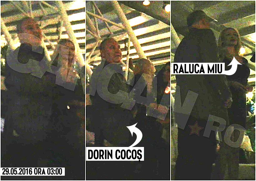 Dorin Cocoş a petrecut sâmbătă pe ringul de dans, alături de iubita sa, fotomodelul Raluca Miu