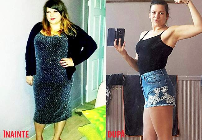 Această tânără a slăbit 50 de kilograme într-un an cu ajutorul dietei militară.
